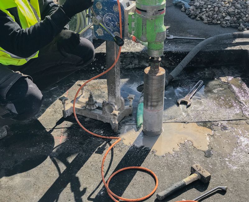 Core Drilling for Utility Access