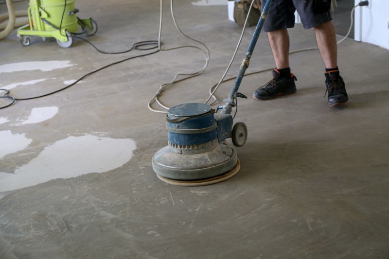 Polished Concrete Floor After Grinding